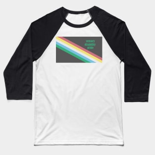 Sensory Disability Pride Flag Baseball T-Shirt